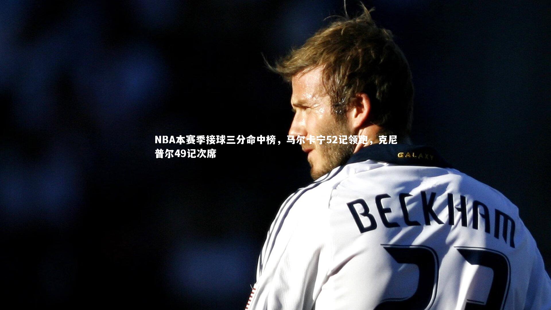 NBA本赛季接球三分命中榜，马尔卡宁52记领跑，克尼普尔49记次席